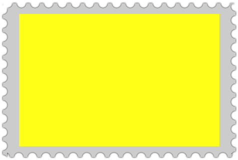Stamp blank yellow