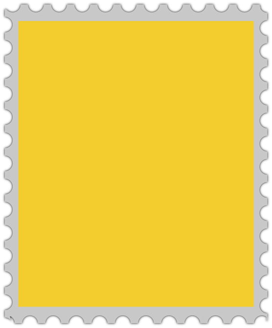 stamp blank vertical gold