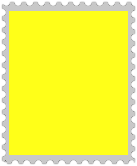 stamp blank vertical yellow
