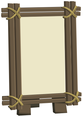 wood frame blank