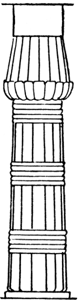 Egyptian column  clustered lotus column