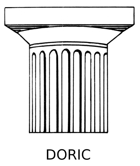 column doric label