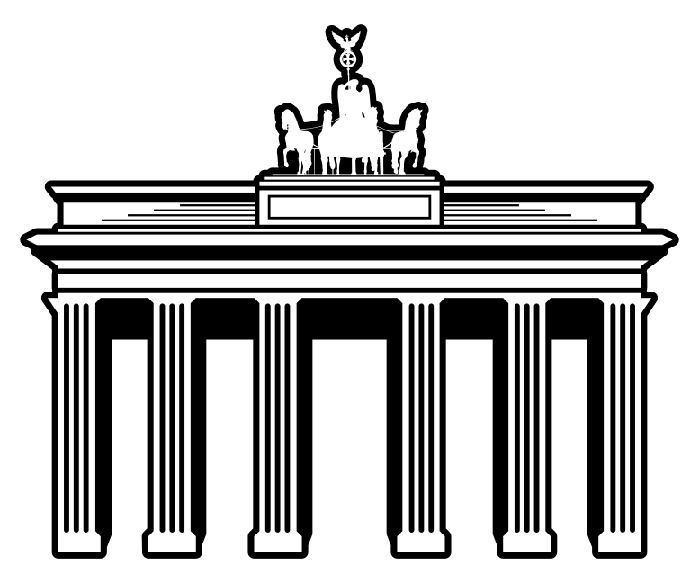 Brandenburger Gate clipart