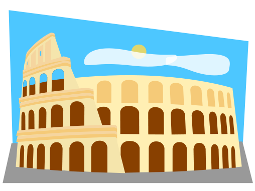 Roman Colosseum clip art