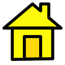 home icon yellow