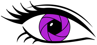 aperature eye purple
