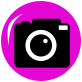 camera icon pink