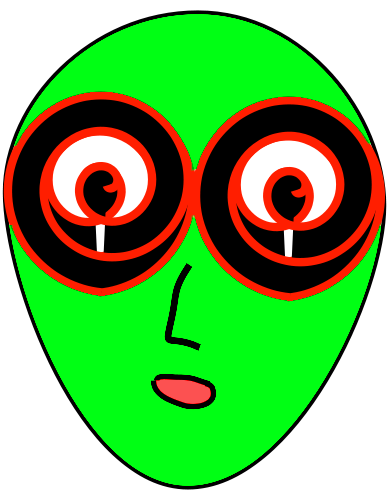 alien head color