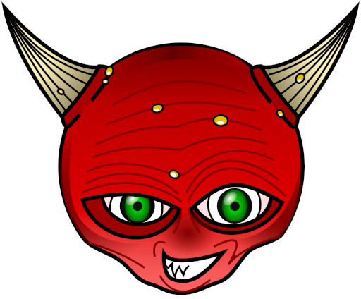 red devil head