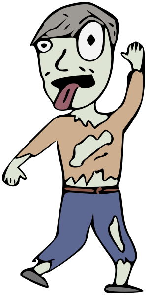 cartoon zombie