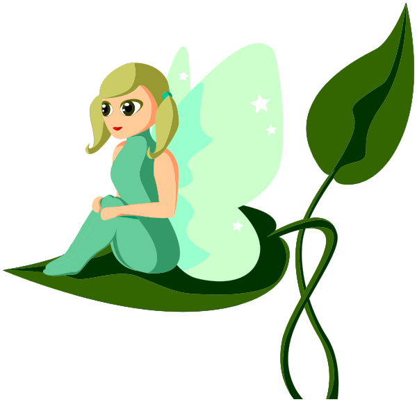fairy on leaf