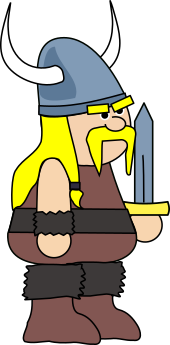 Viking warrior clipart