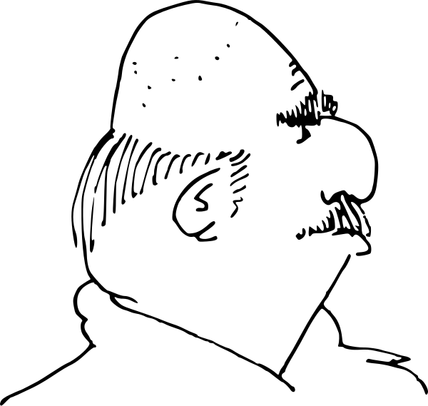 bald guy with mustache