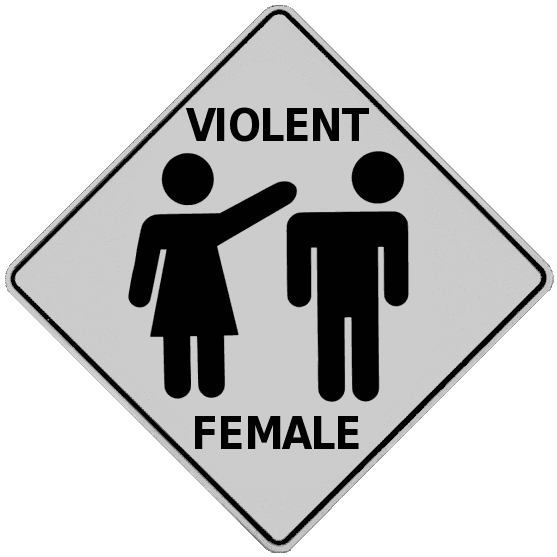 violent female warning sign