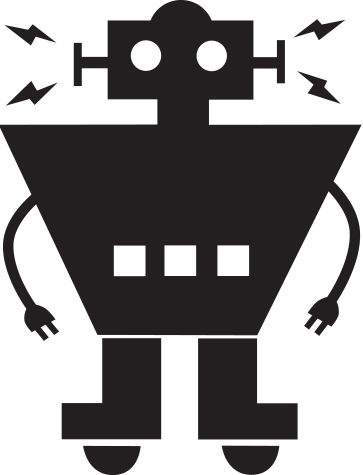 robot silhouette