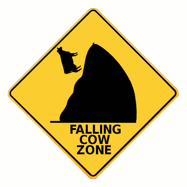 falling cow zone