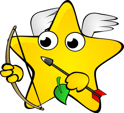 star cupid arrow