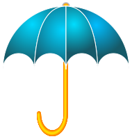 Umbrella cyan