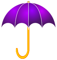 Umbrella purple
