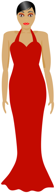 dressy in red
