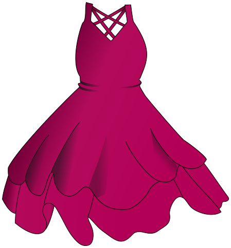 dress pleated raspberry