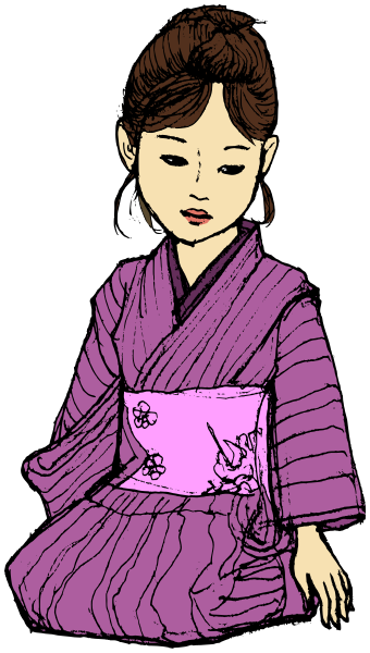kimono lady