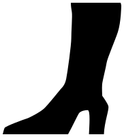 boot tall silhouette