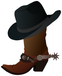 cowboy boot hat