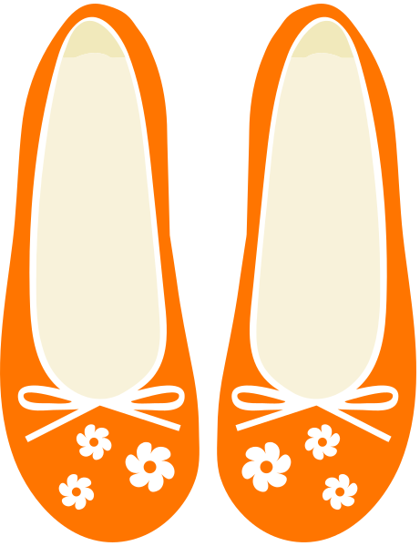 cute womans shoes orange