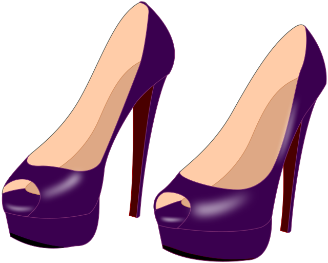 high heels dark