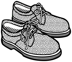 shoes lineart