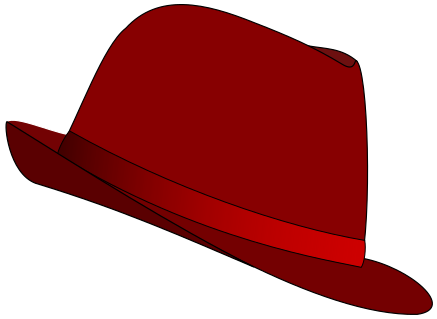 Fedora Hat red