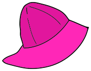 rain hat pink