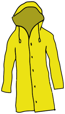 raincoat yellow