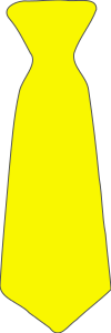 necktie yellow