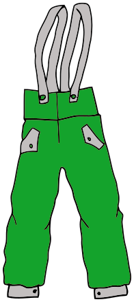 overalls green