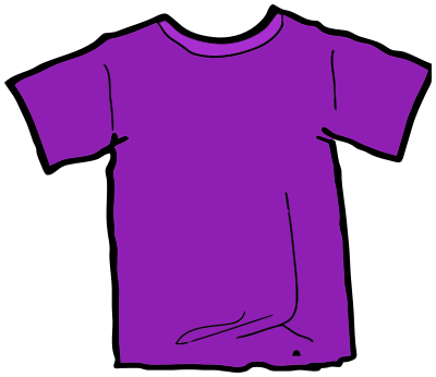 T-shirt purple