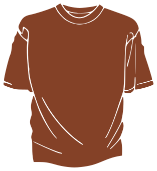 tee shirt brown