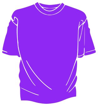 tee shirt purple