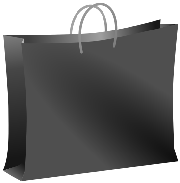 shopping bag black