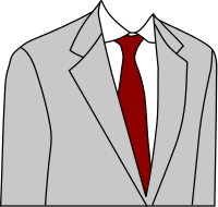 mens suit light gray