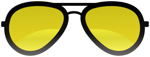 sunglasses flush yellow