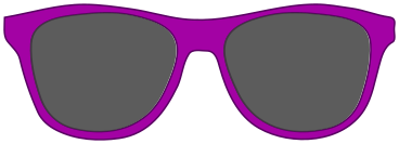 sunglasses plastic frame purple
