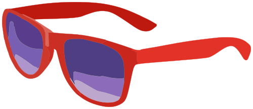 sunglasses red 2