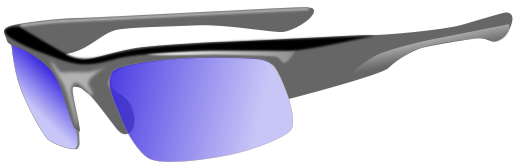 sunglasses sporty blue
