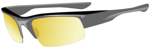 sunglasses sporty yellow