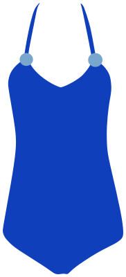 one piece swimsuit blue