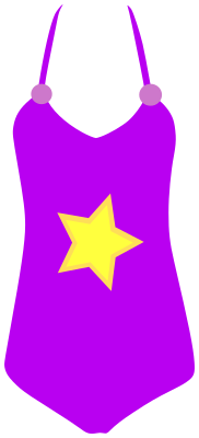 one piece swimsuit star purple