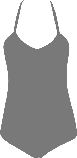 swimsuit one piece gray