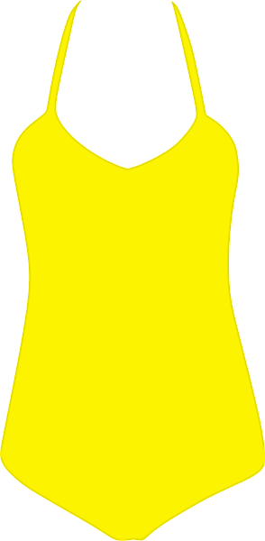 swimsuit one piece yellow